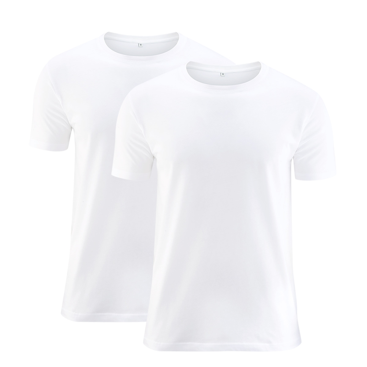 Weiß T-Shirt, 2er-Pack, 