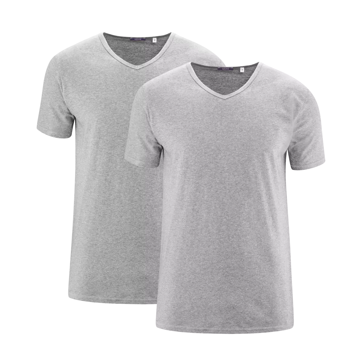 T-Shirt, 2er-Pack DEAN Grau