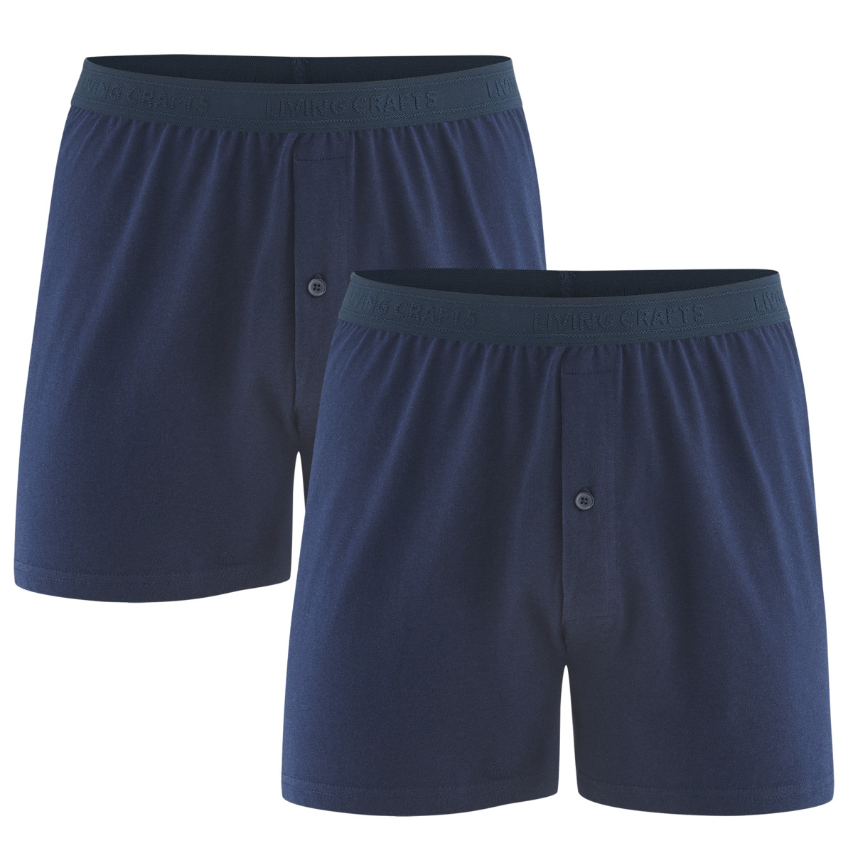 Blue Boxer shorts, pack of 2, ETHAN