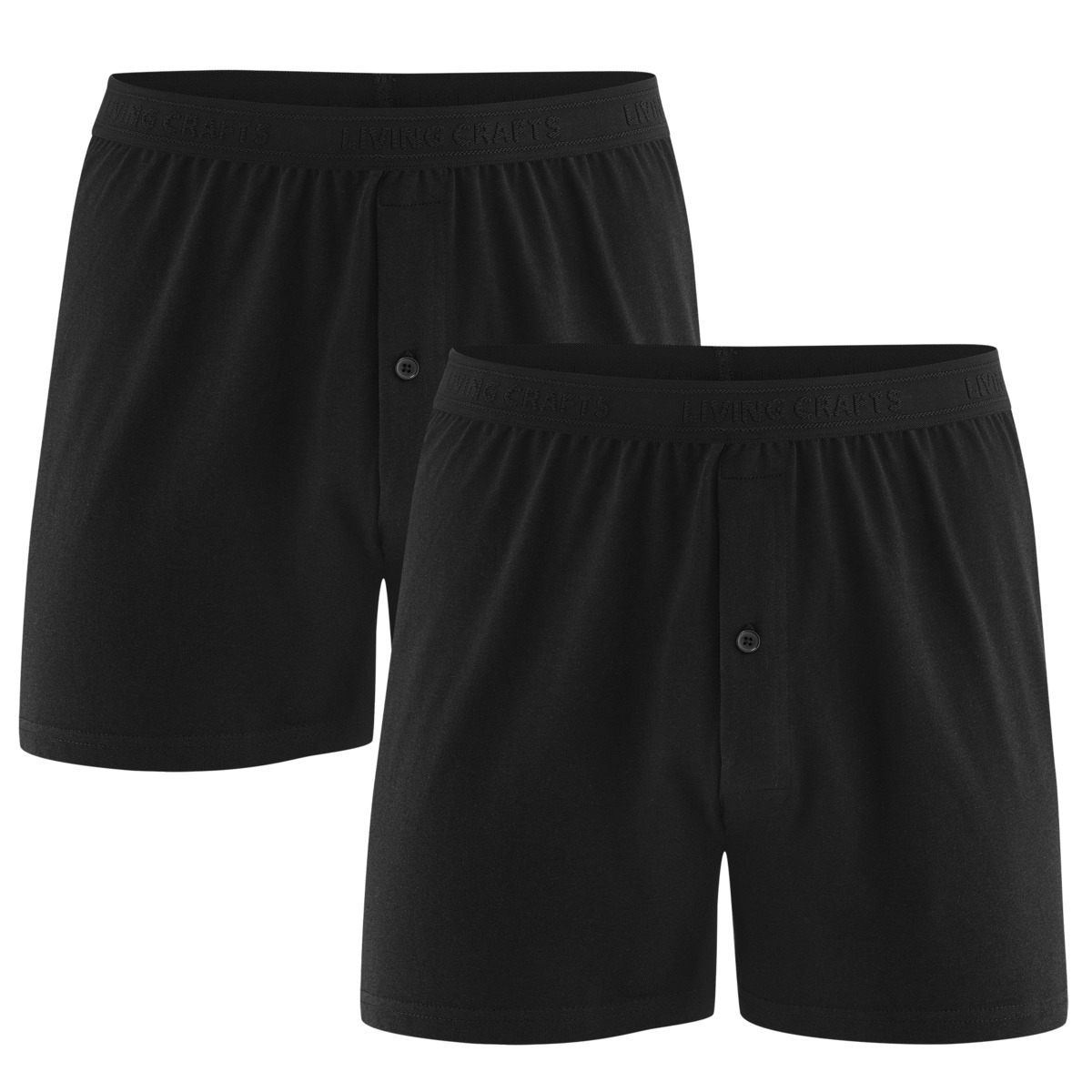 Black Boxer shorts, pack of 2, ETHAN