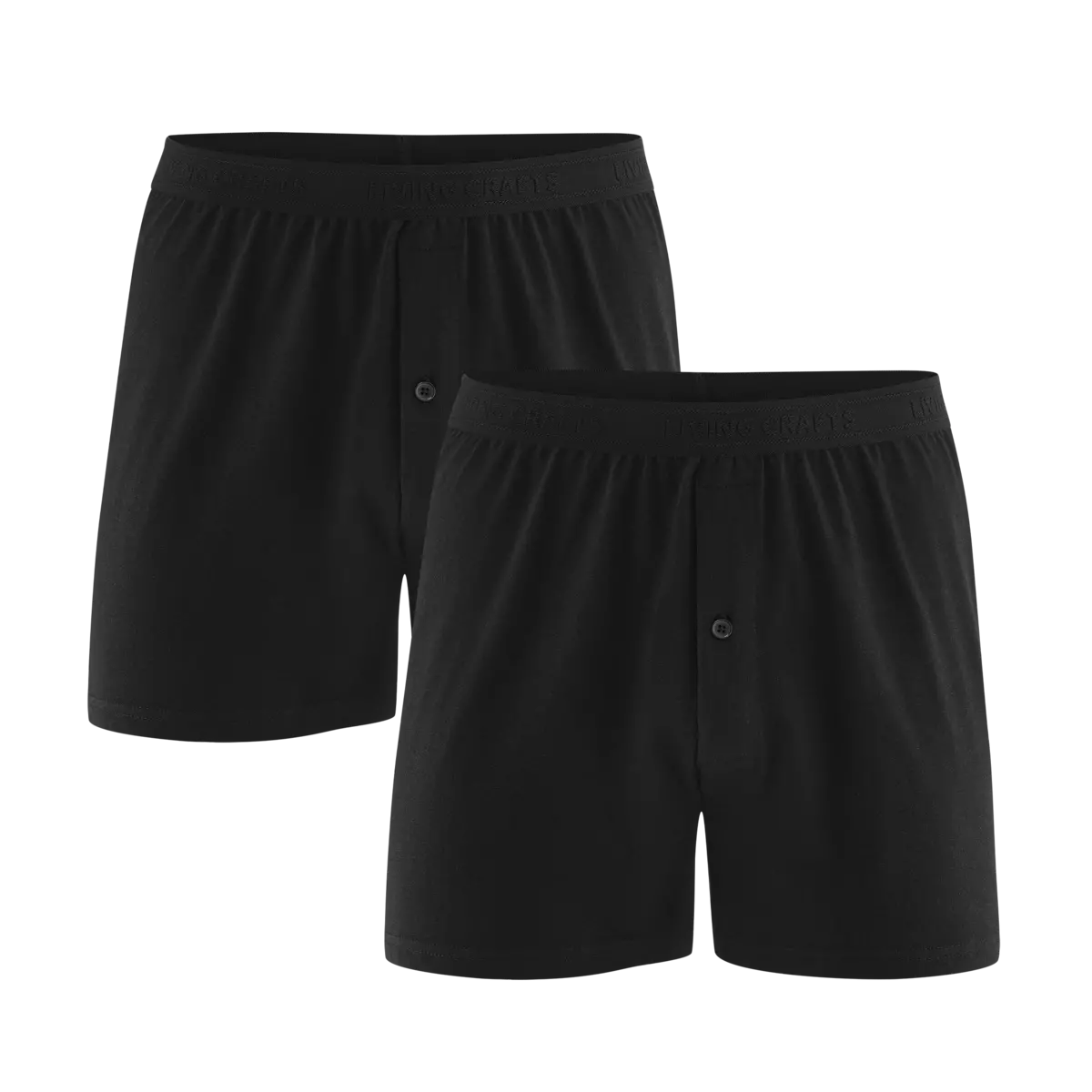 Boxer-Shorts, 2er-Pack ETHAN Schwarz