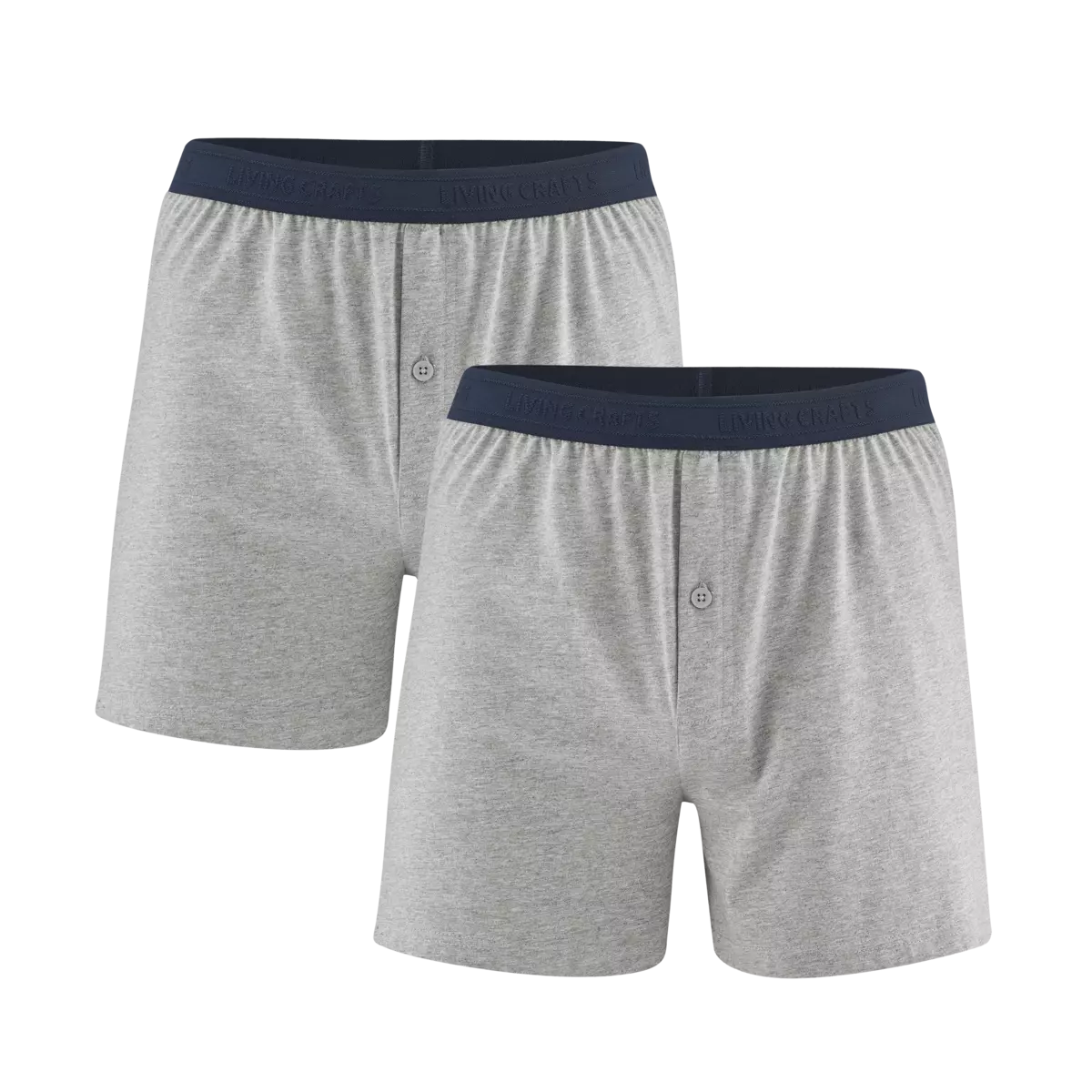 Boxer-Shorts, 2er-Pack ETHAN Grau