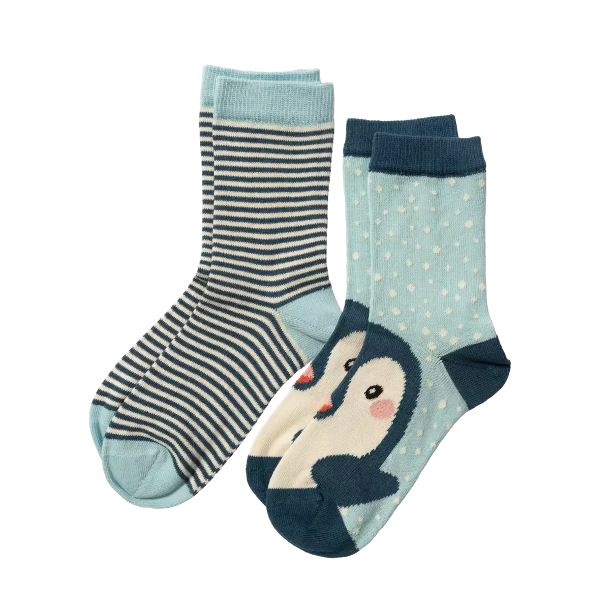 Socks, Pack of 2 BEAR Pattern