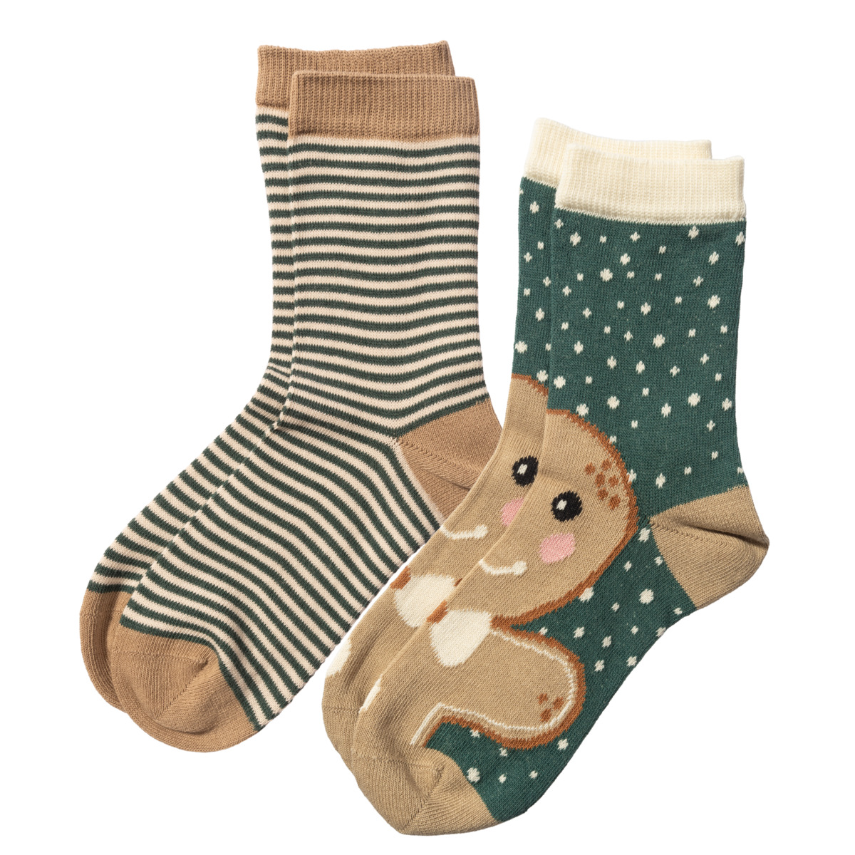 Pattern Socks, Pack of 2, BEAR