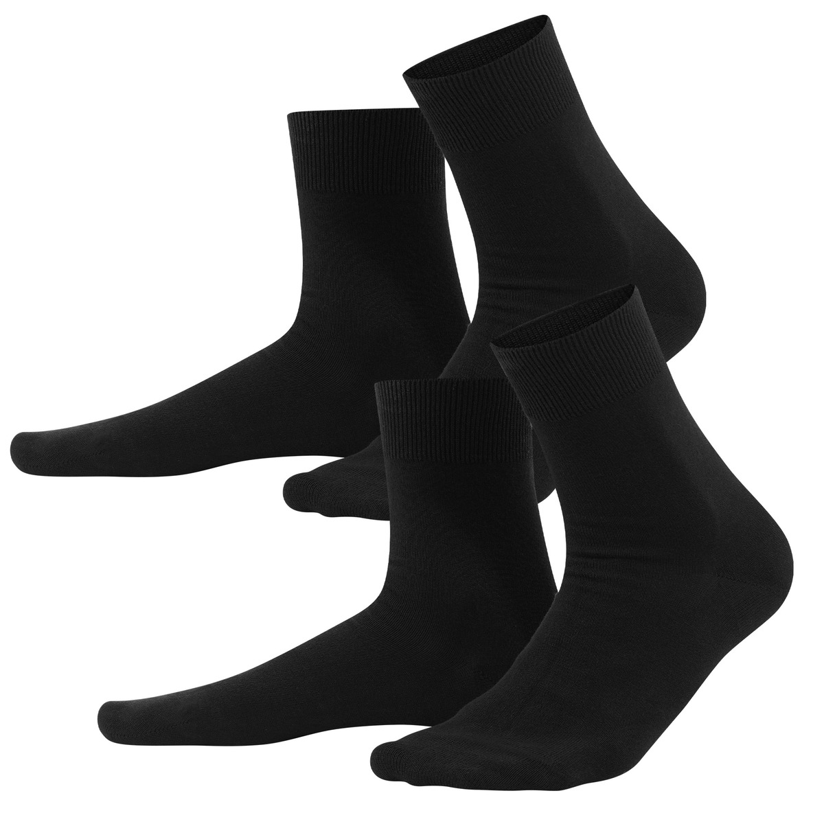 Schwarz Socken, 2er Pack, NOVA