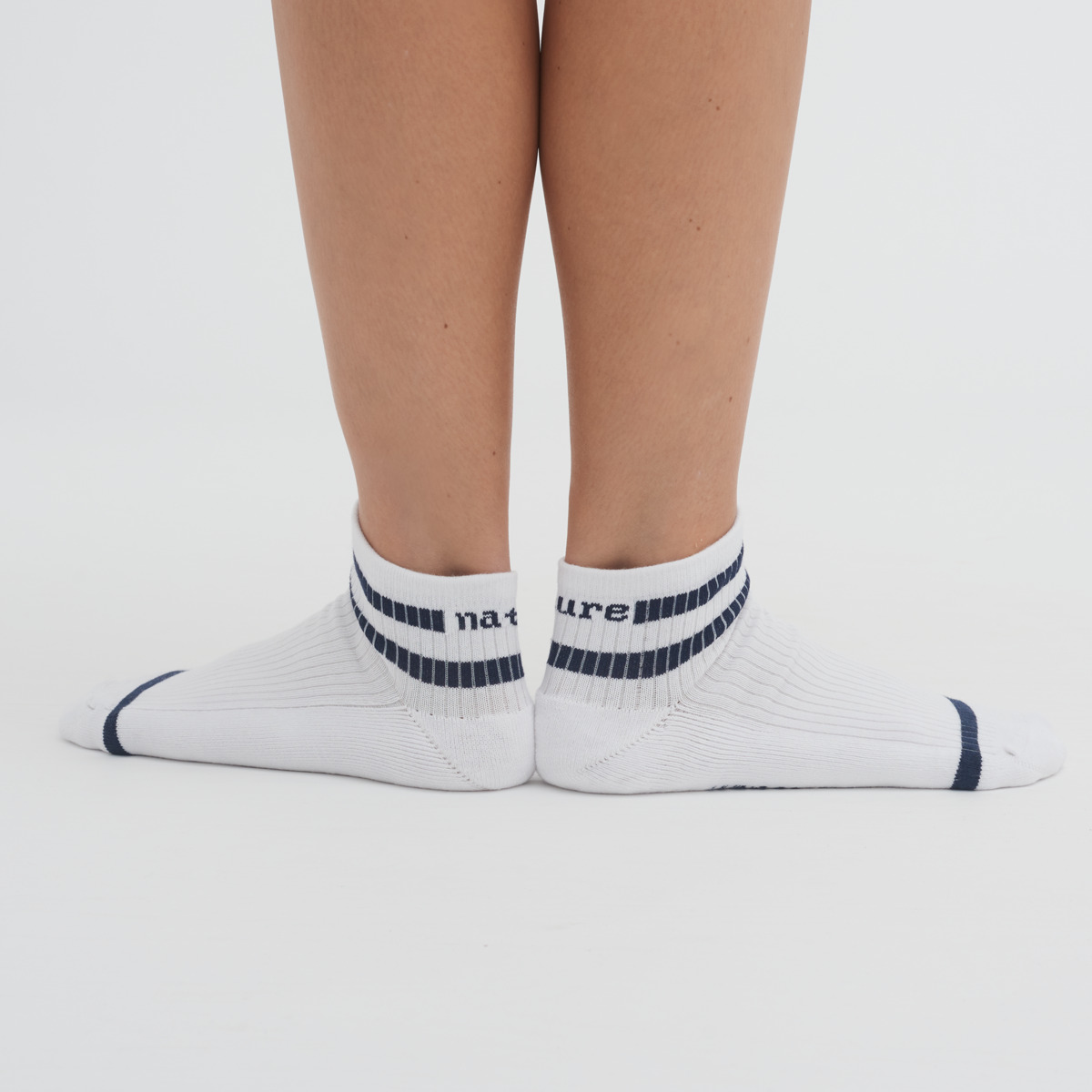 Mehrfarbig Unisex Hohe Sneaker-Socken, 2er Pack