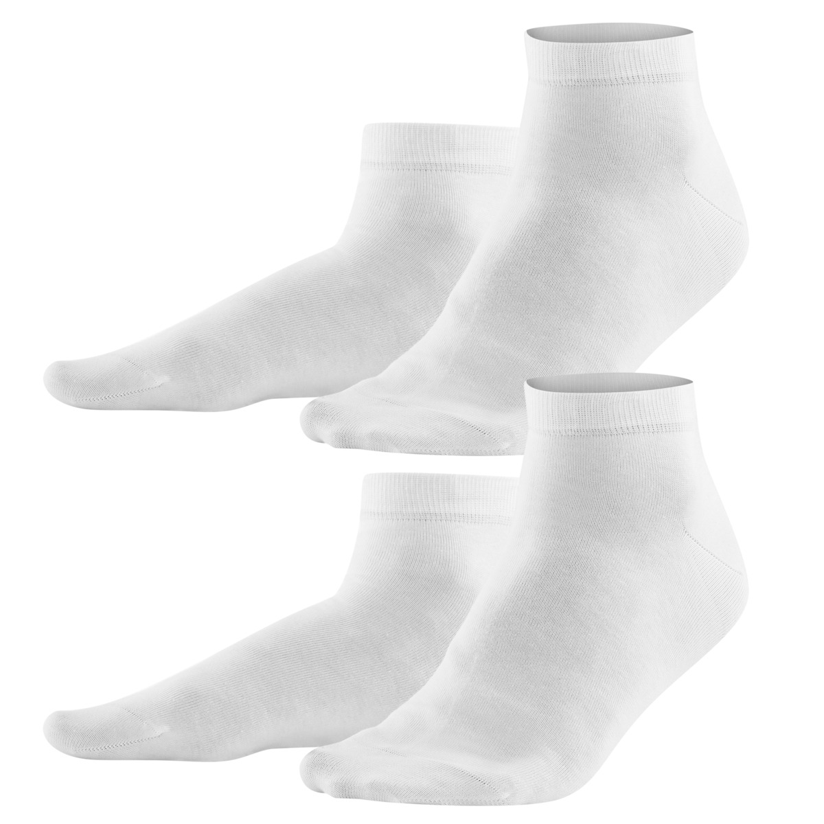 Weiß Sneaker-Socken, 2er-Pack, CURT