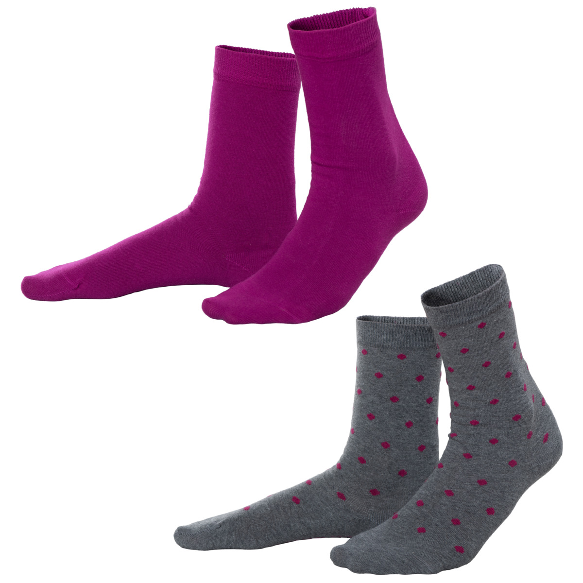 Pink Socken, 2er-Pack, BETTINA