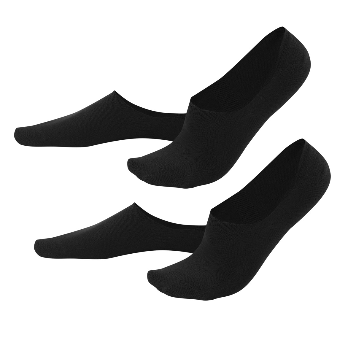 Noir Protège-pieds, lot de 2, IKER