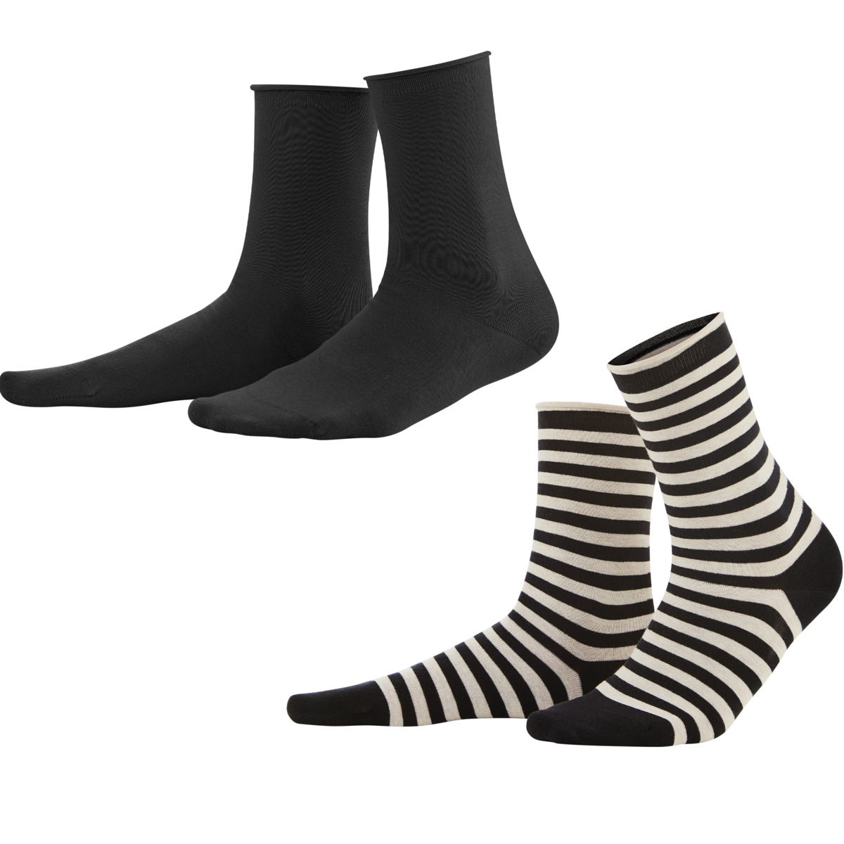 Pattern Socks, Pack of 2, ALEXIS