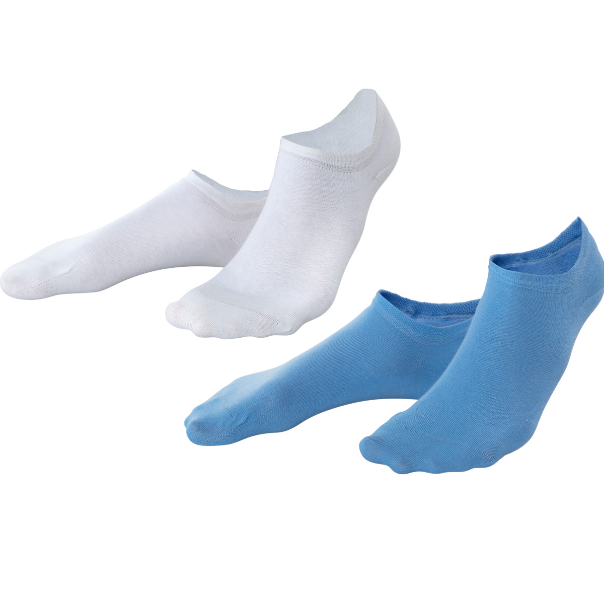 Blau Sneaker-Socken, 2er-Pack, ABBY