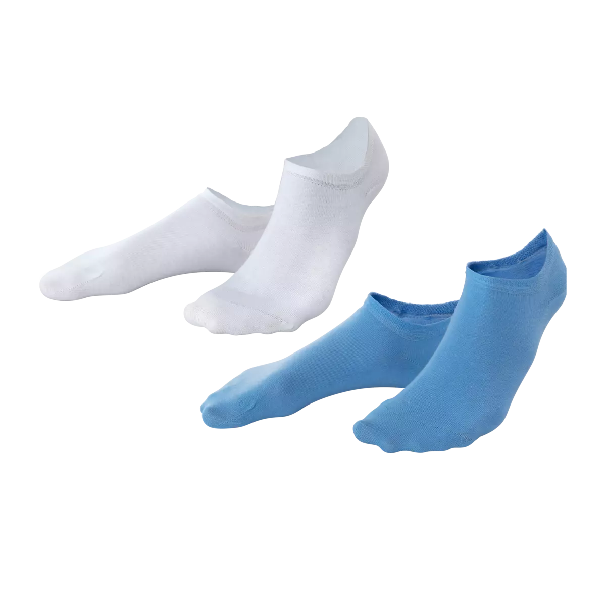 Sneaker Socks, Pack of 2 ABBY Blue