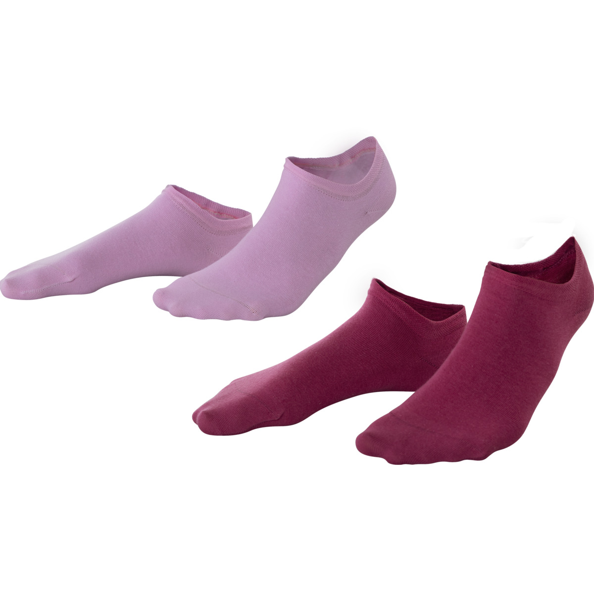 Purple Sneaker Socks, Pack of 2, ABBY