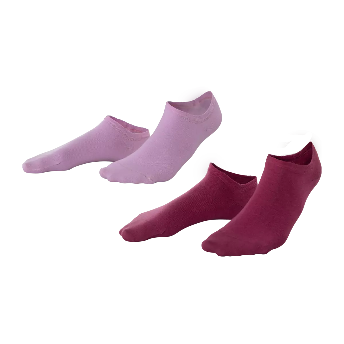Sneaker Socks, Pack of 2 ABBY Purple