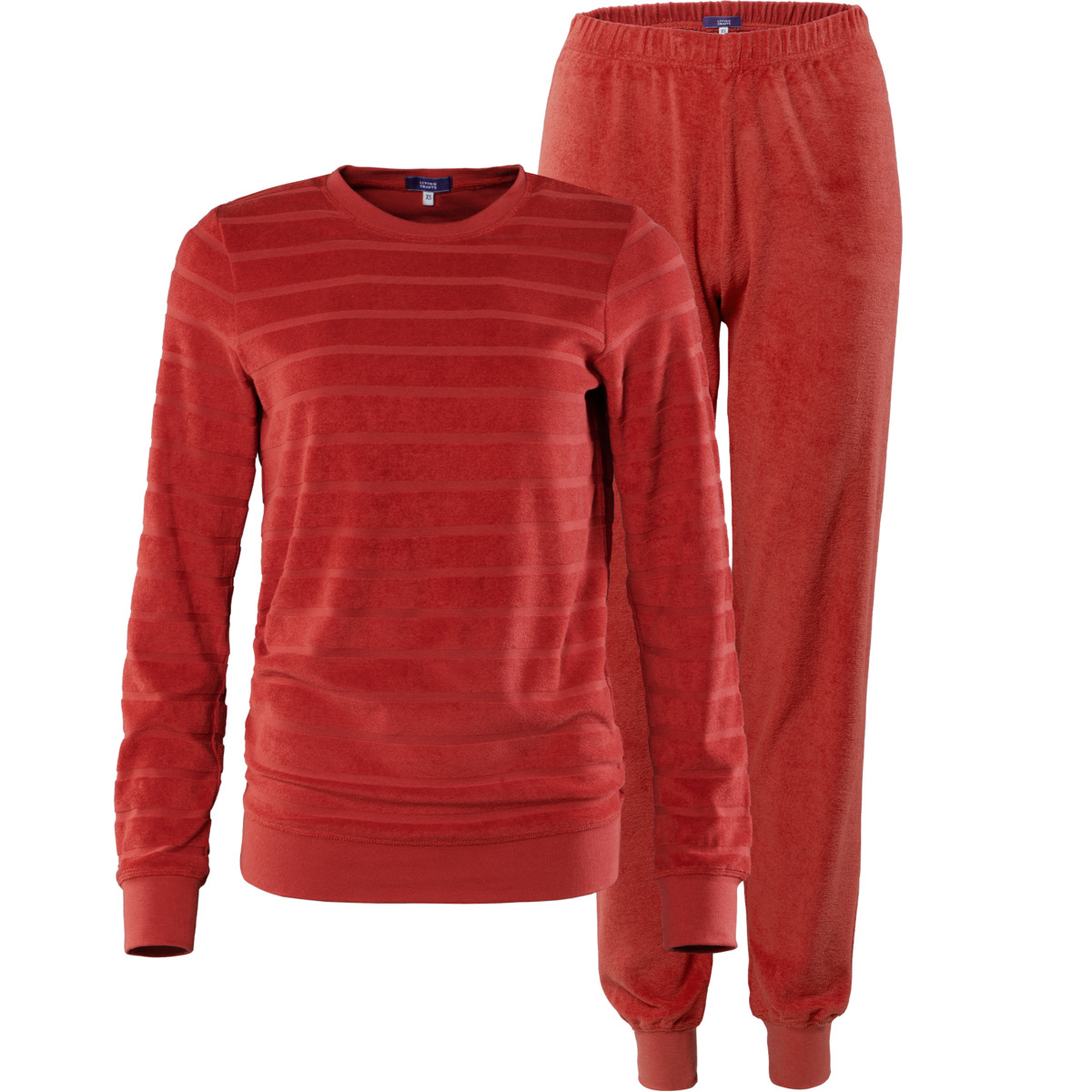 Rot Frottee-Schlafanzug, BONNIE
