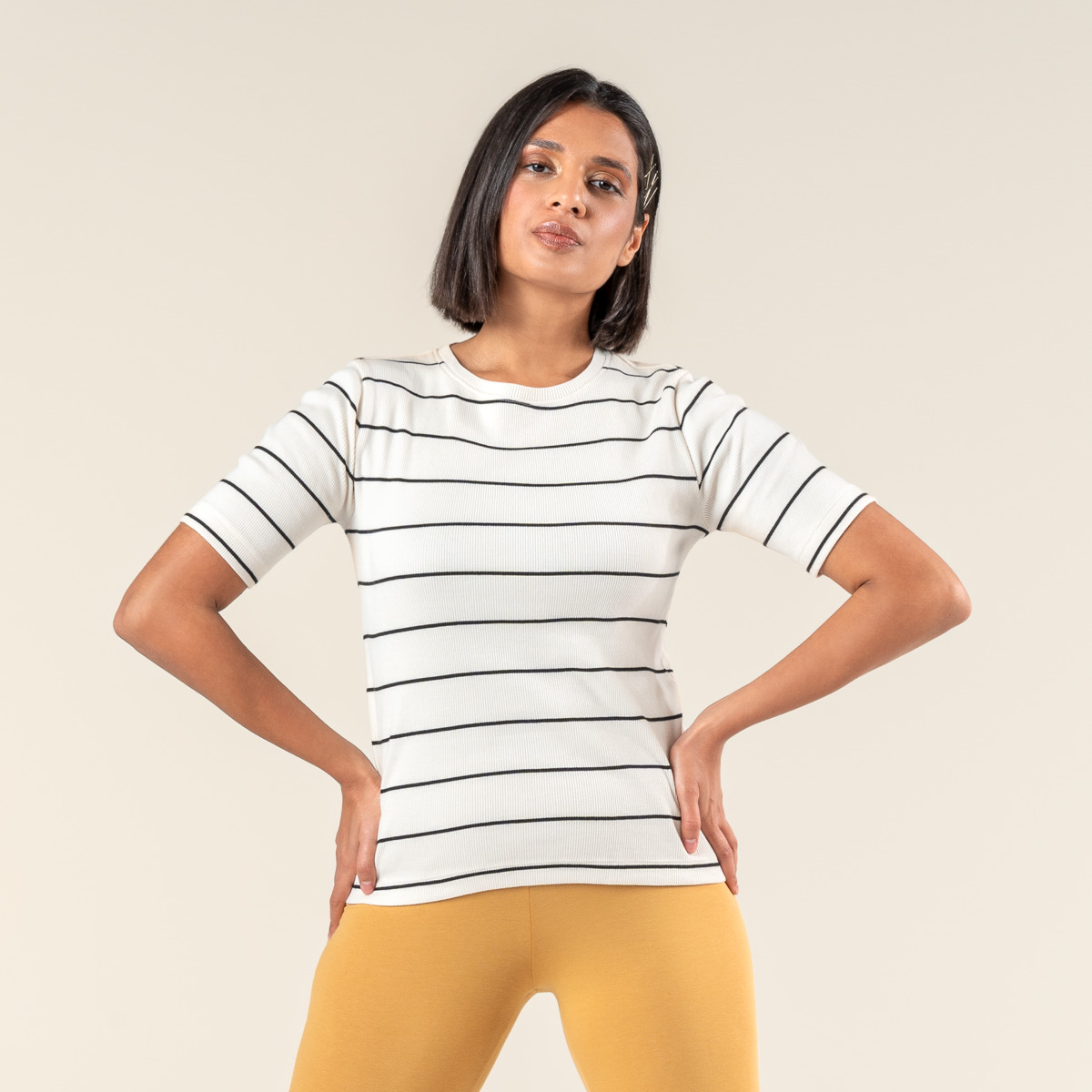 Striped Women T-shirt