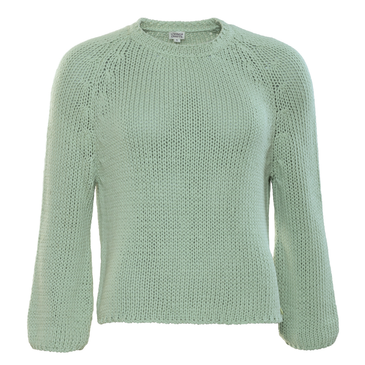 Green Sweater, 3/4 sleeve, RICARDA
