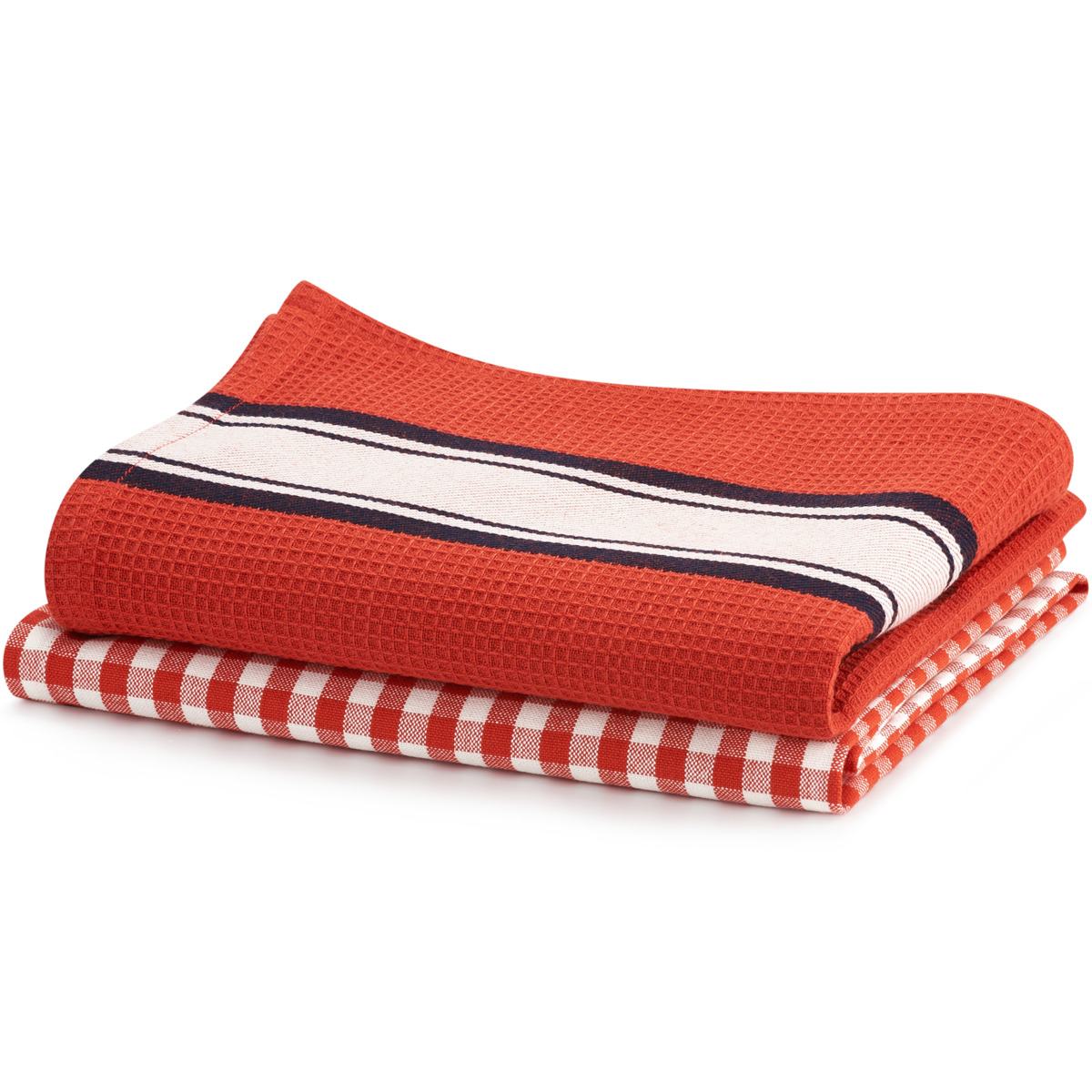 Red Home Dish towels, pack of 2