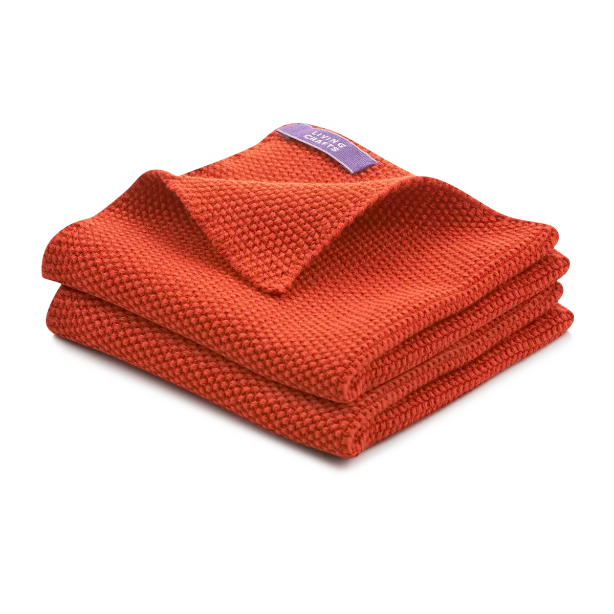Dish cloths, pack of 2 JUNO Red