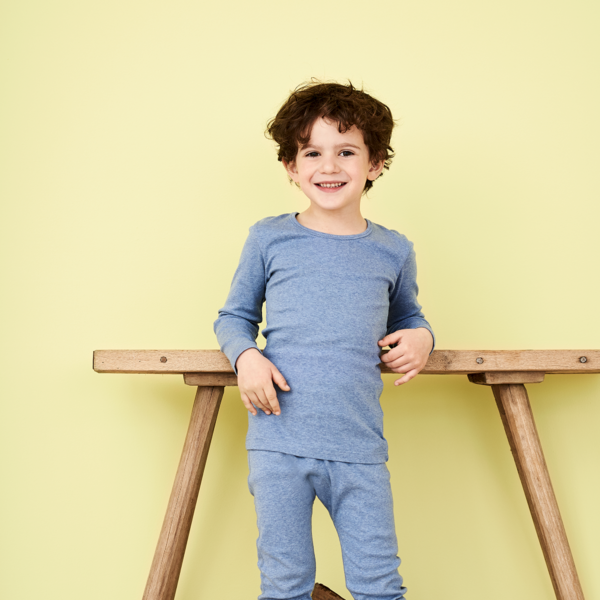Bluee Long-sleeved shirt Kids long-sleeved pajamas
