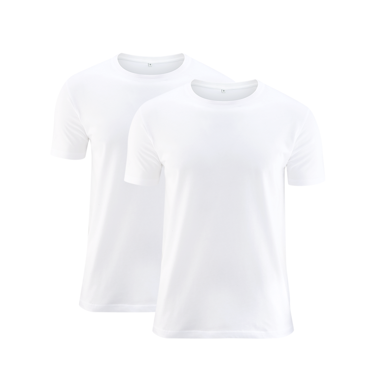 Weiß T-Shirt, 2er-Pack, 