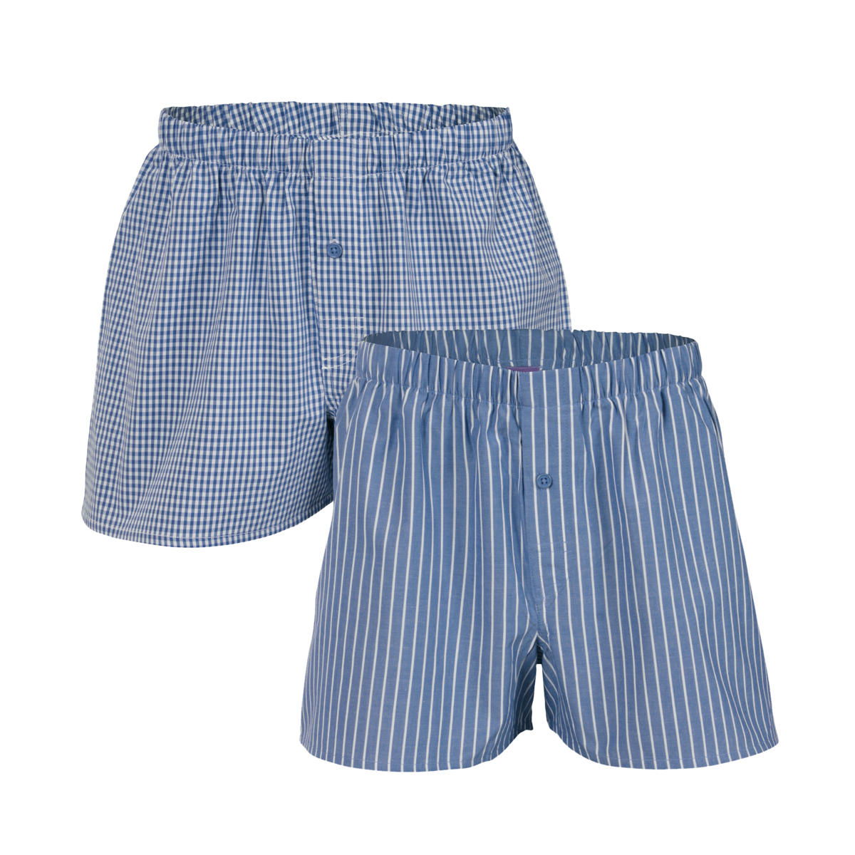 Blue Boxer shorts, pack of 2, GREGOR