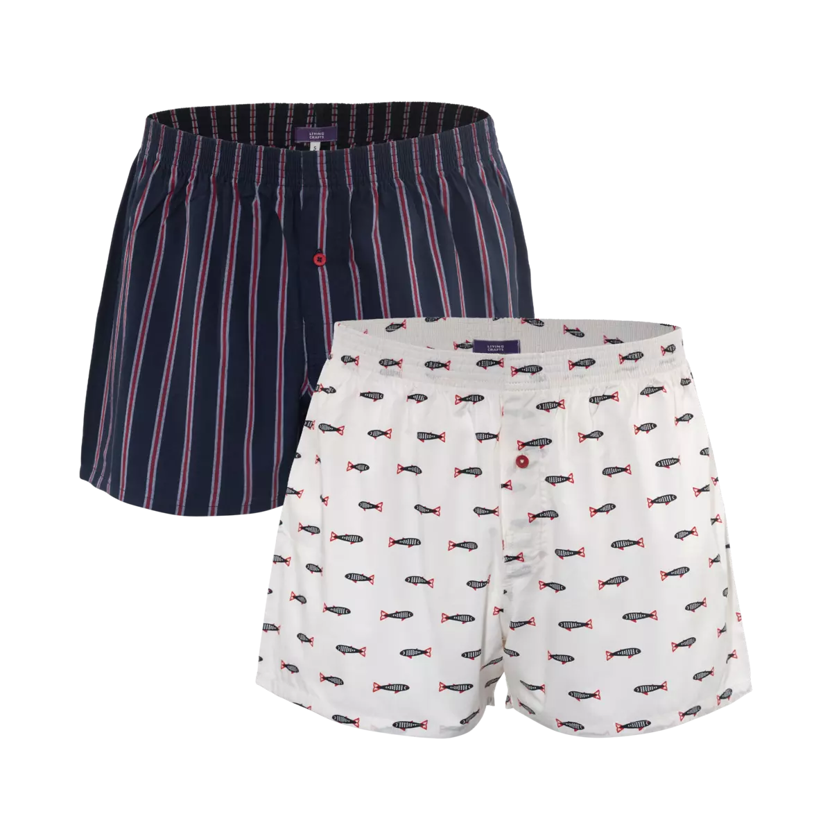 Boxer shorts, pack of 2 KEITH Striped