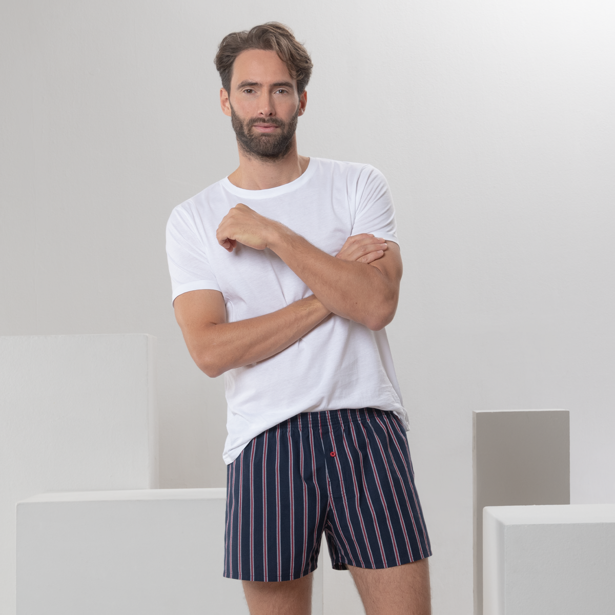 Striped Men Boxer shorts, pack of 2