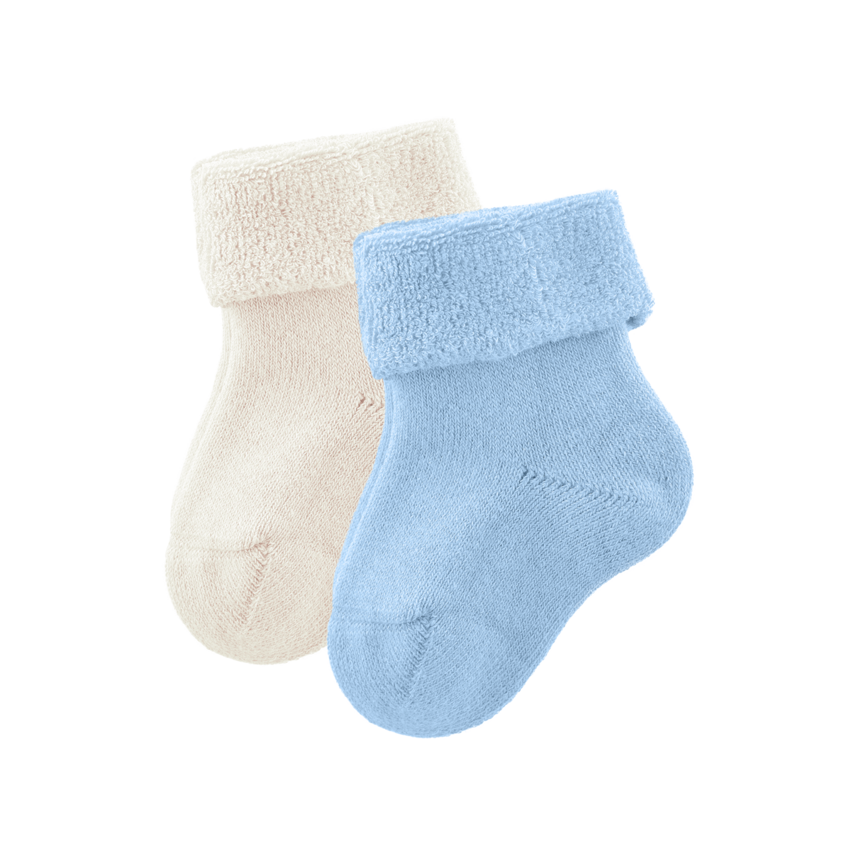 Multicolor Plush socks, pack of 2, GECKO