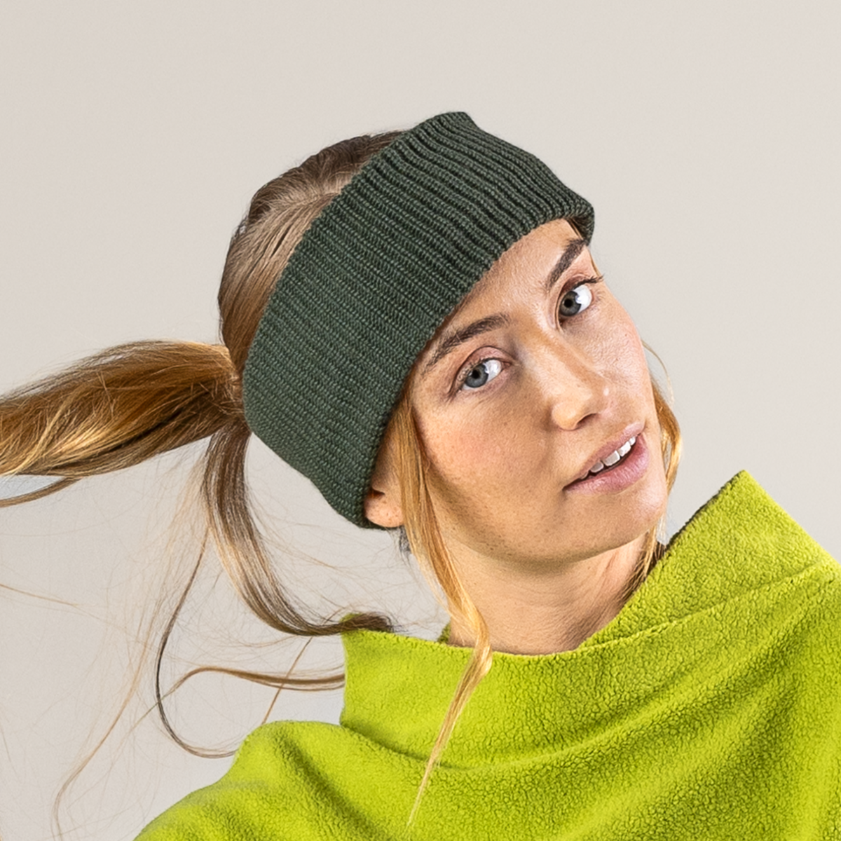 Green Unisex Headband