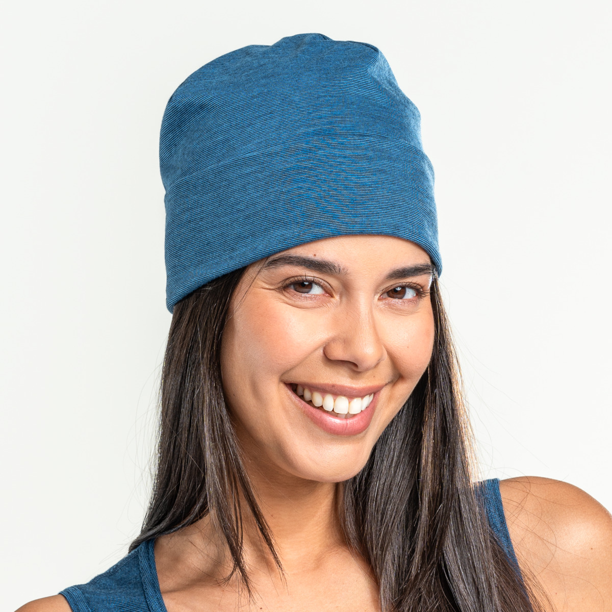 Bleu Unisexe Bonnet