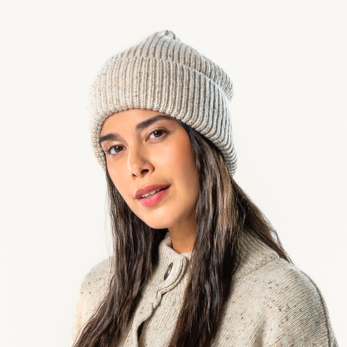 Beige Unisex Beanie