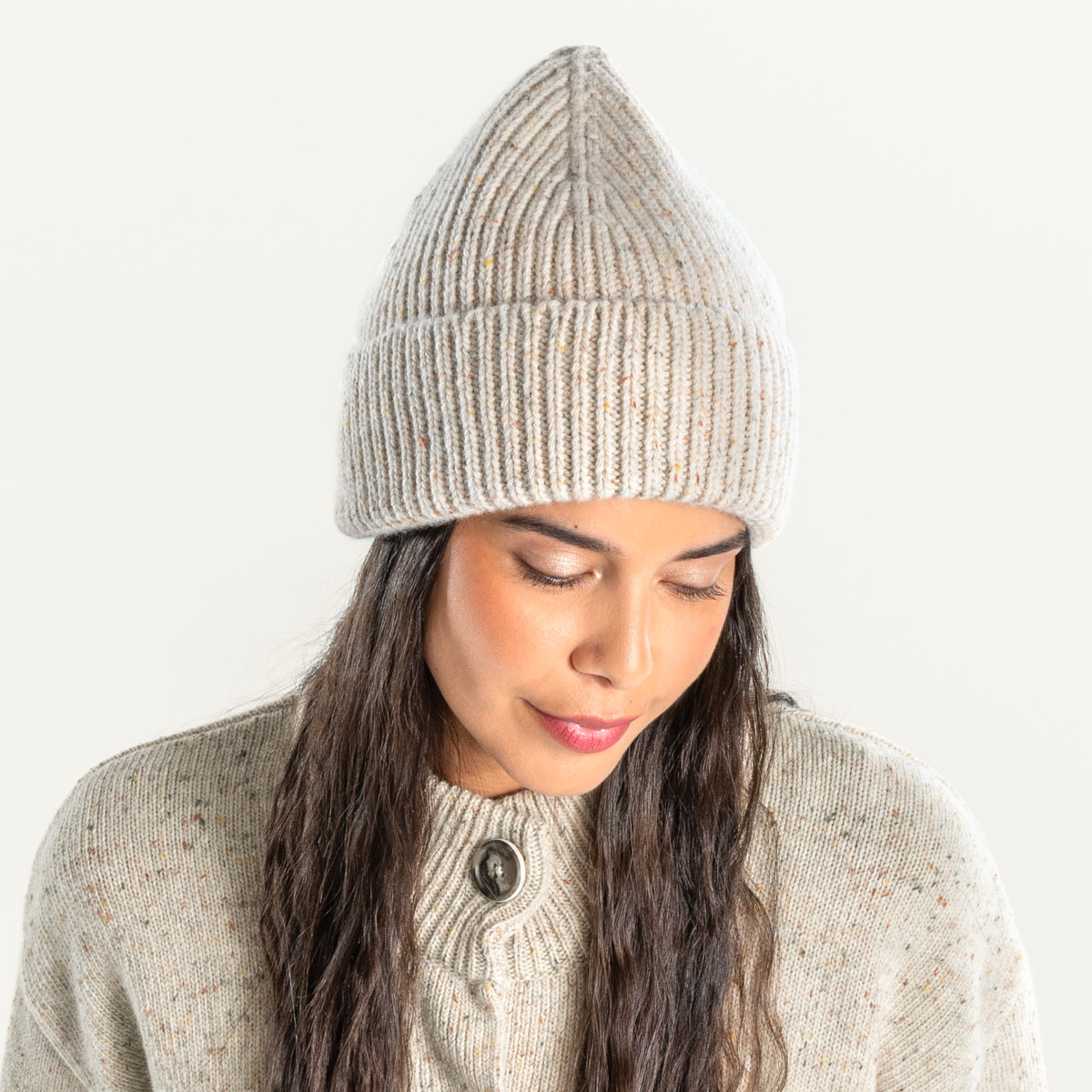 Beige Unisex Beanie