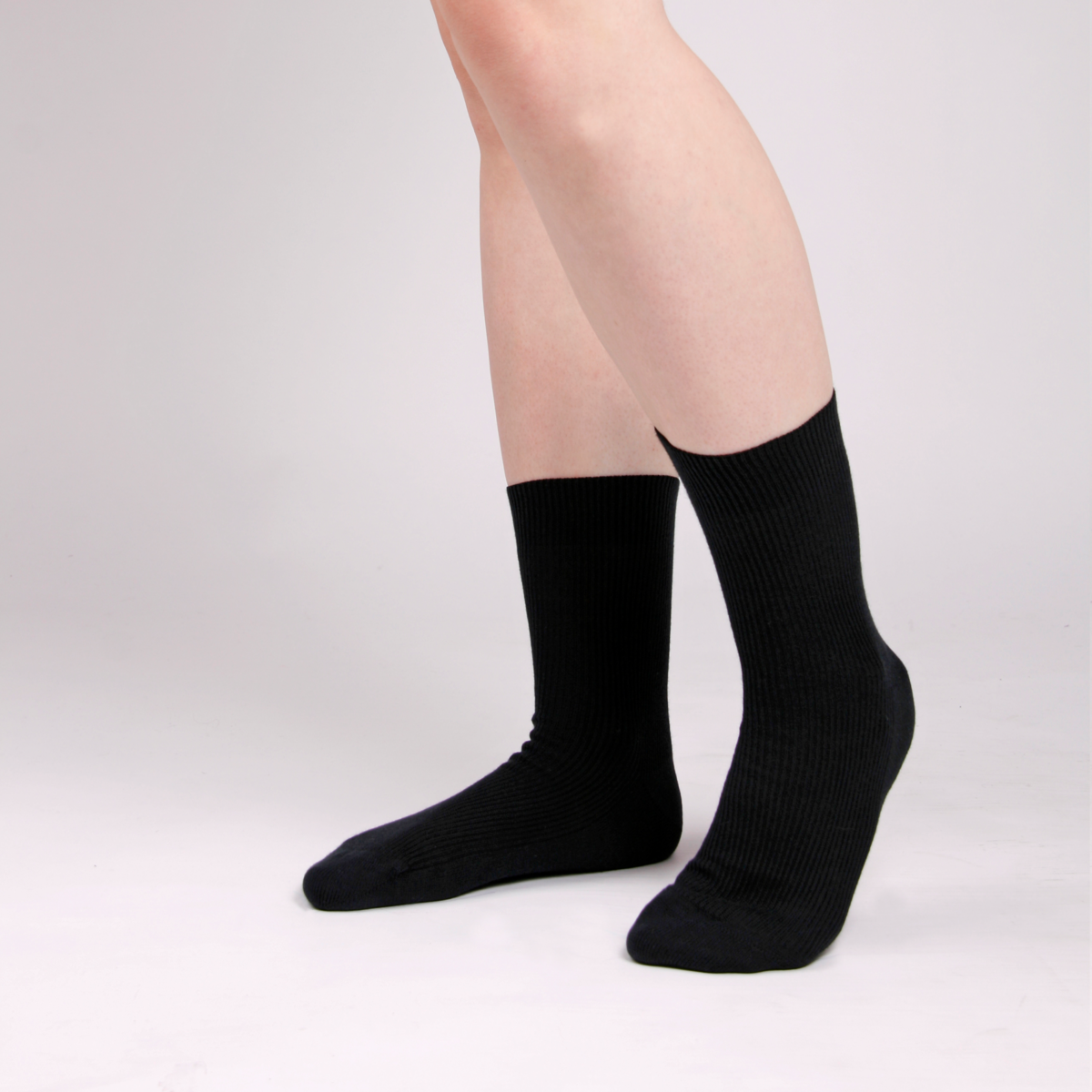 Schwarz Damen Socken
