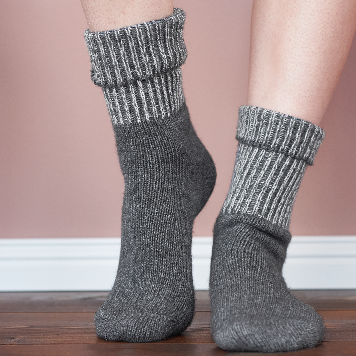 Grey Unisex Socks