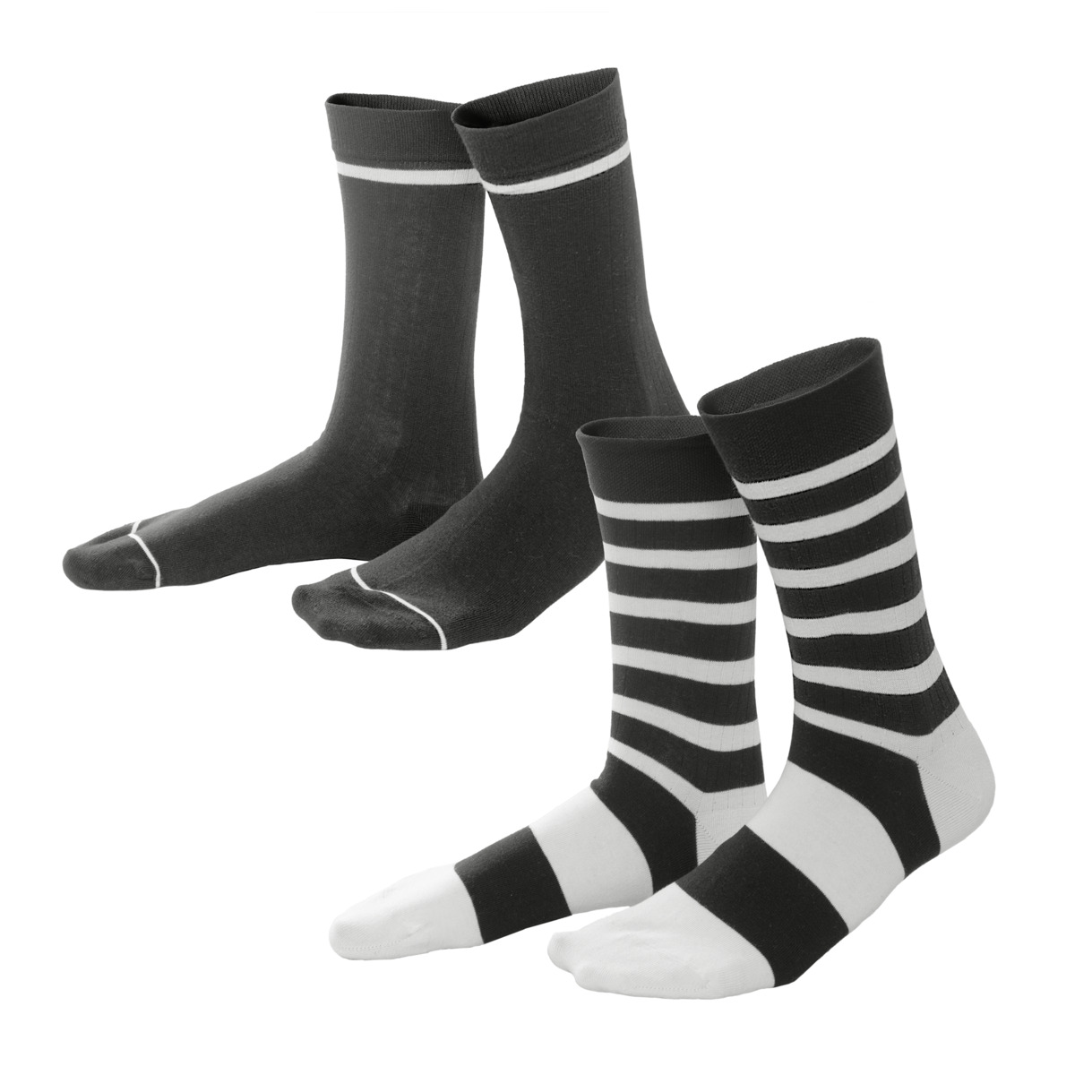 Gestreift Socken, 2er Pack, PIPPALA
