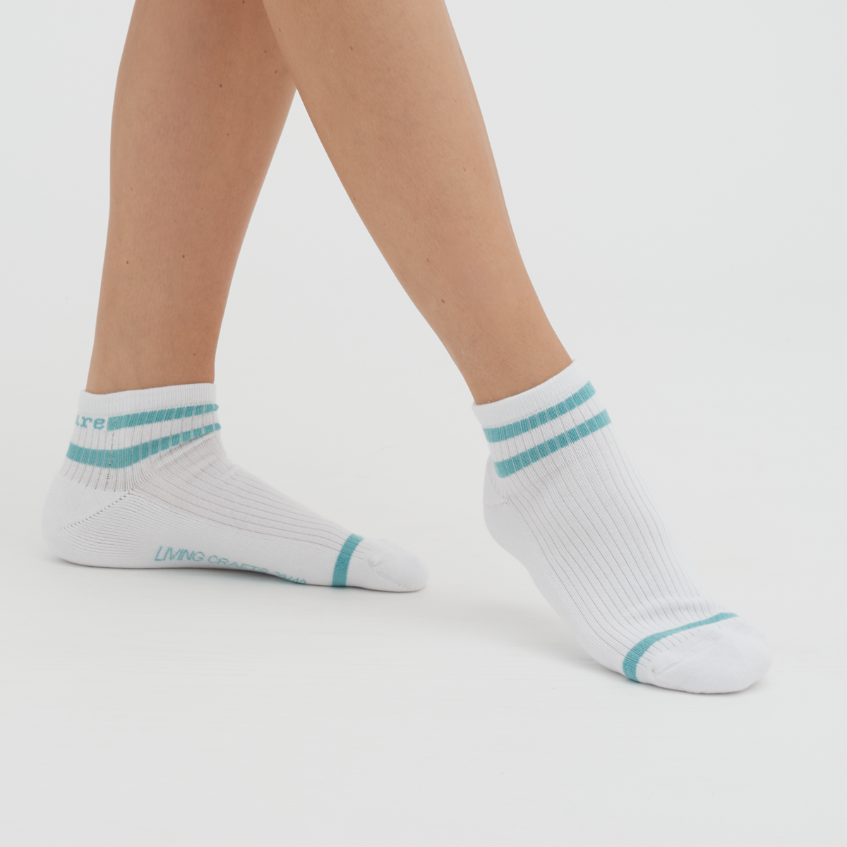 Gestreift Hohe Sneaker-Socken, 2er Pack Unisex ORELL