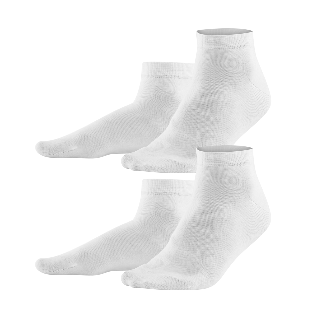 White Sneaker Socks, Pack of 2, CURT