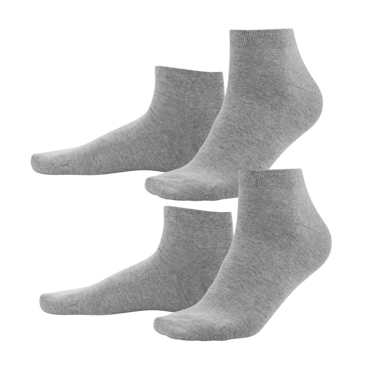 Sneaker Socks, Pack of 2 CURT Grey