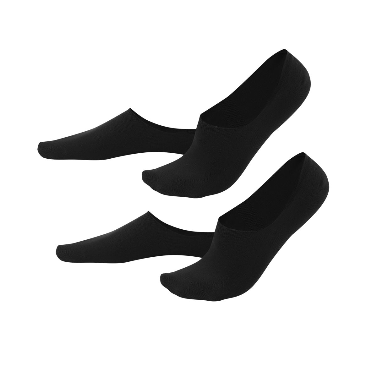 Noir Protège-pieds, lot de 2, IKER