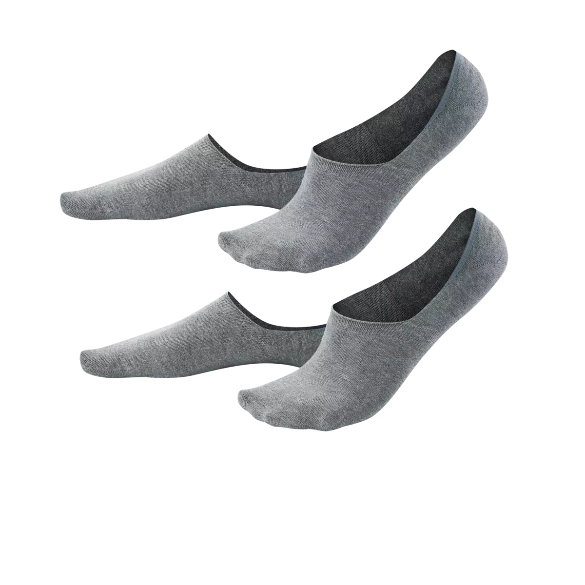 Footlets, pack of 2 IKER Grey