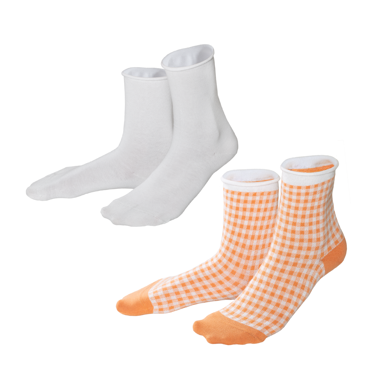Mehrfarbig Socken, 2er-Pack, ALEXIS