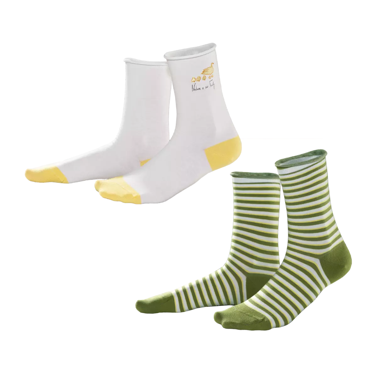 Socks, Pack of 2 ALEXIS Pattern