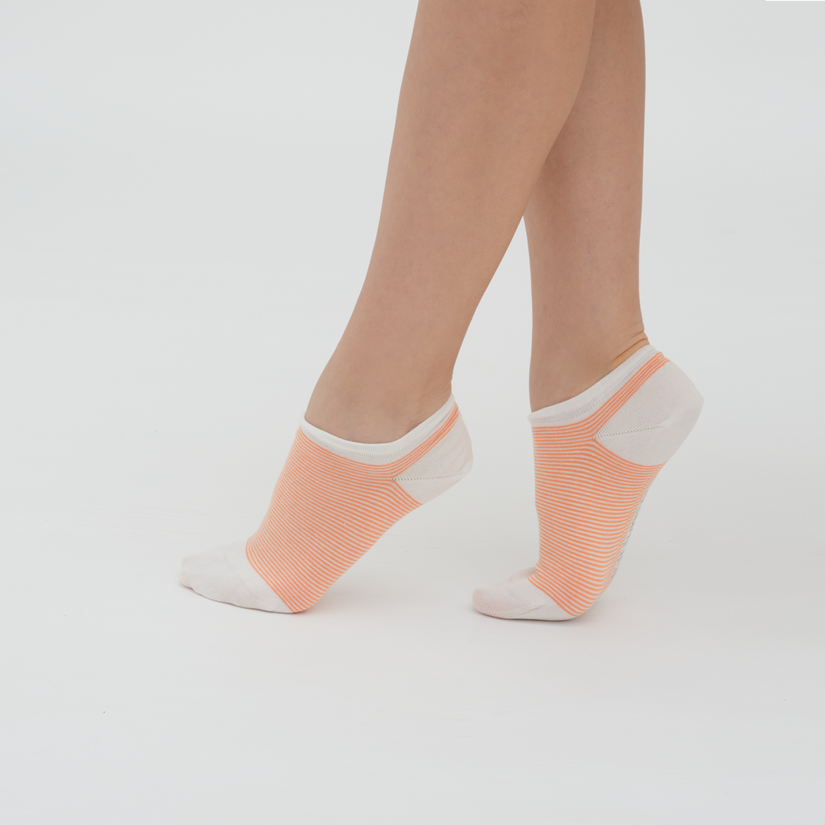 Gestreift Damen Sneaker-Socken, 2er-Pack