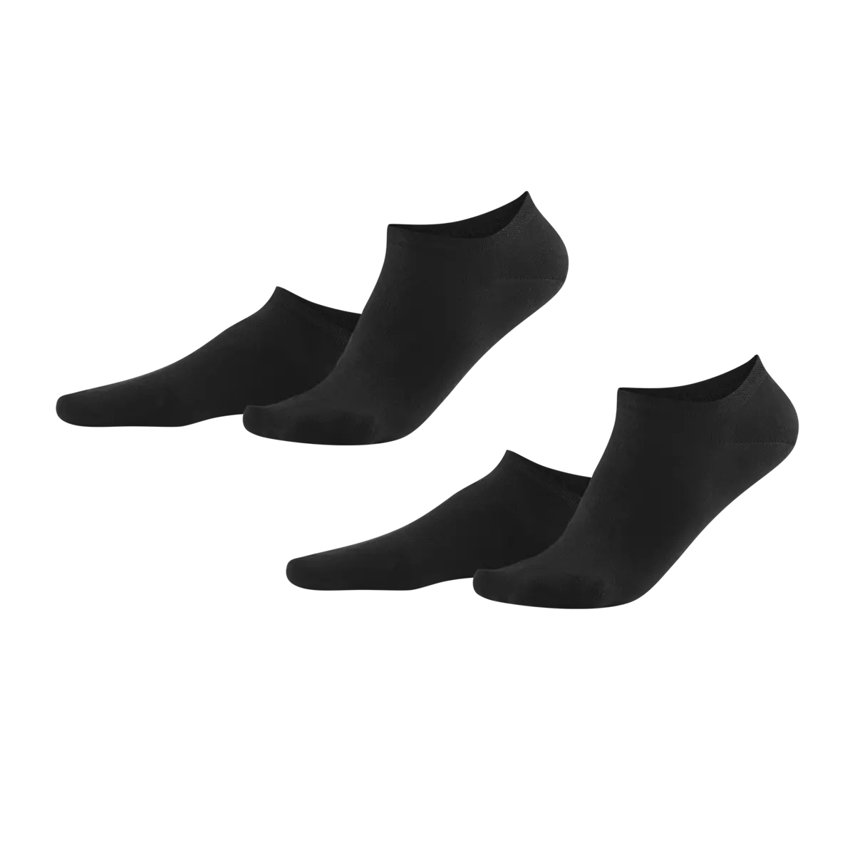 Sneaker Socks, Pack of 2 ABBY Black