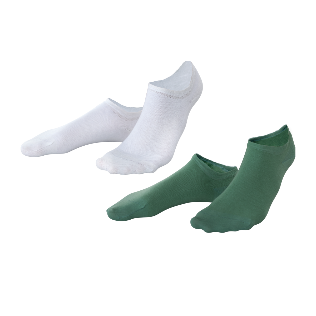 Grün Sneaker-Socken, 2er-Pack, ABBY