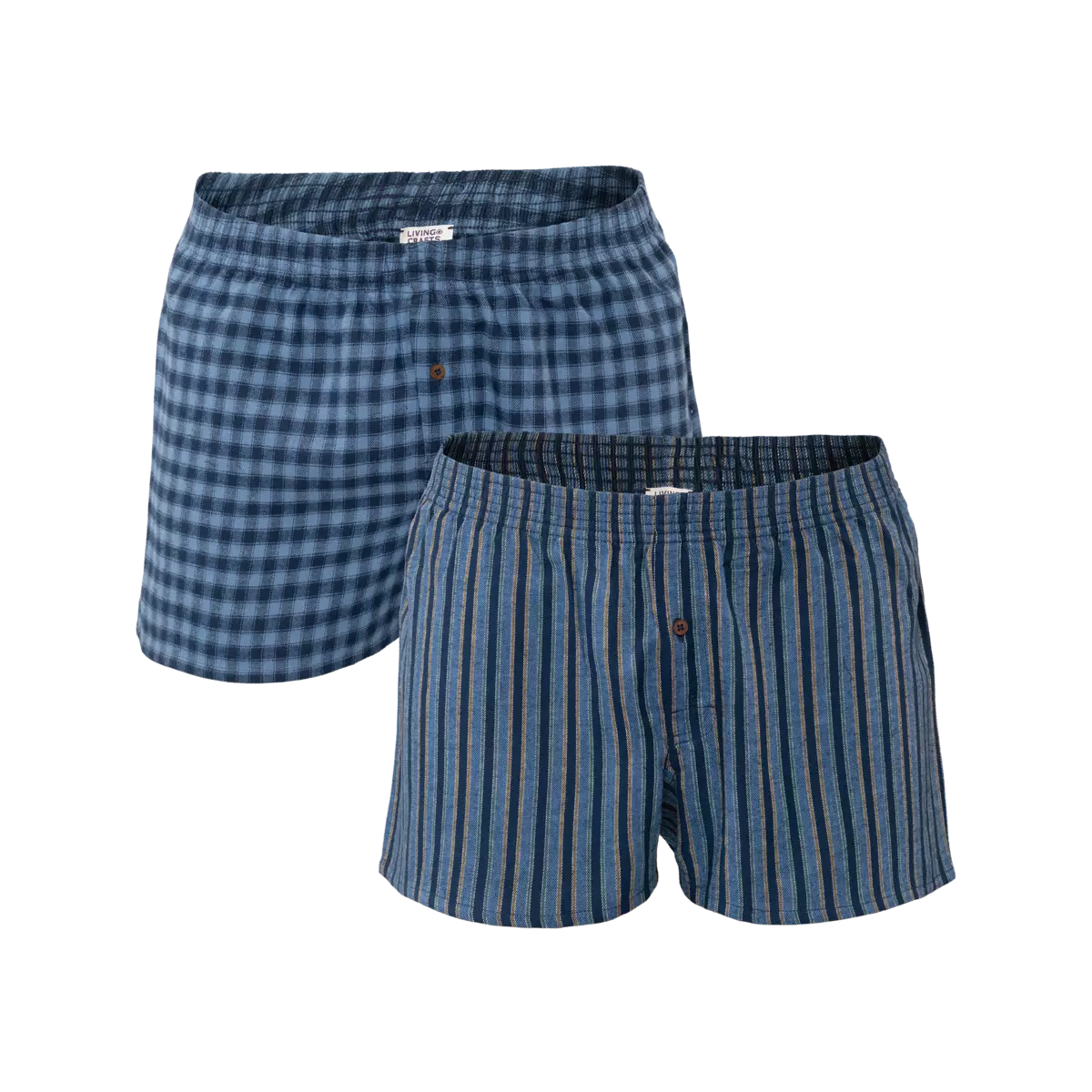 Boxer-Shorts, 2er-Pack BORIS Blau