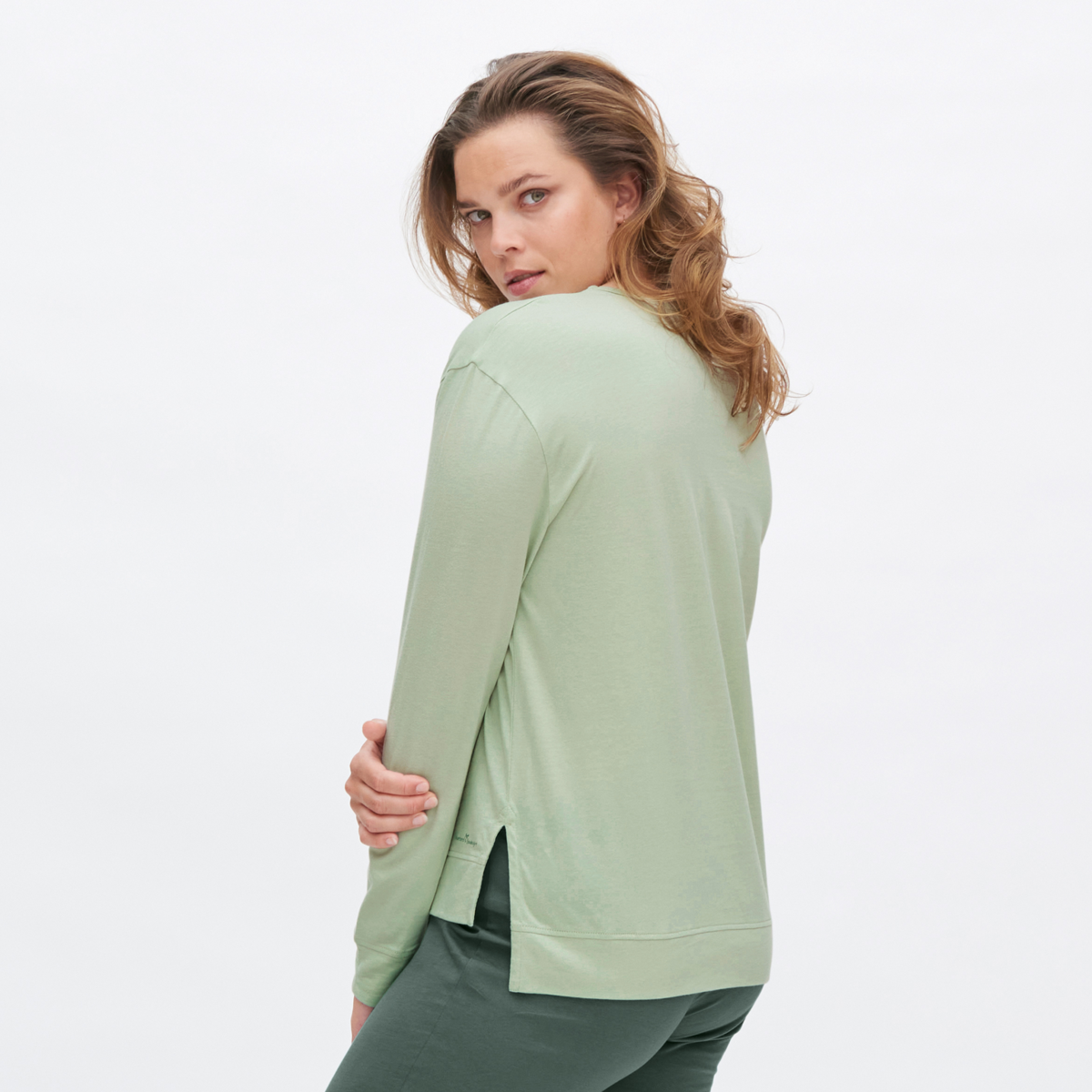 Grün Damen Schlaf-Shirt