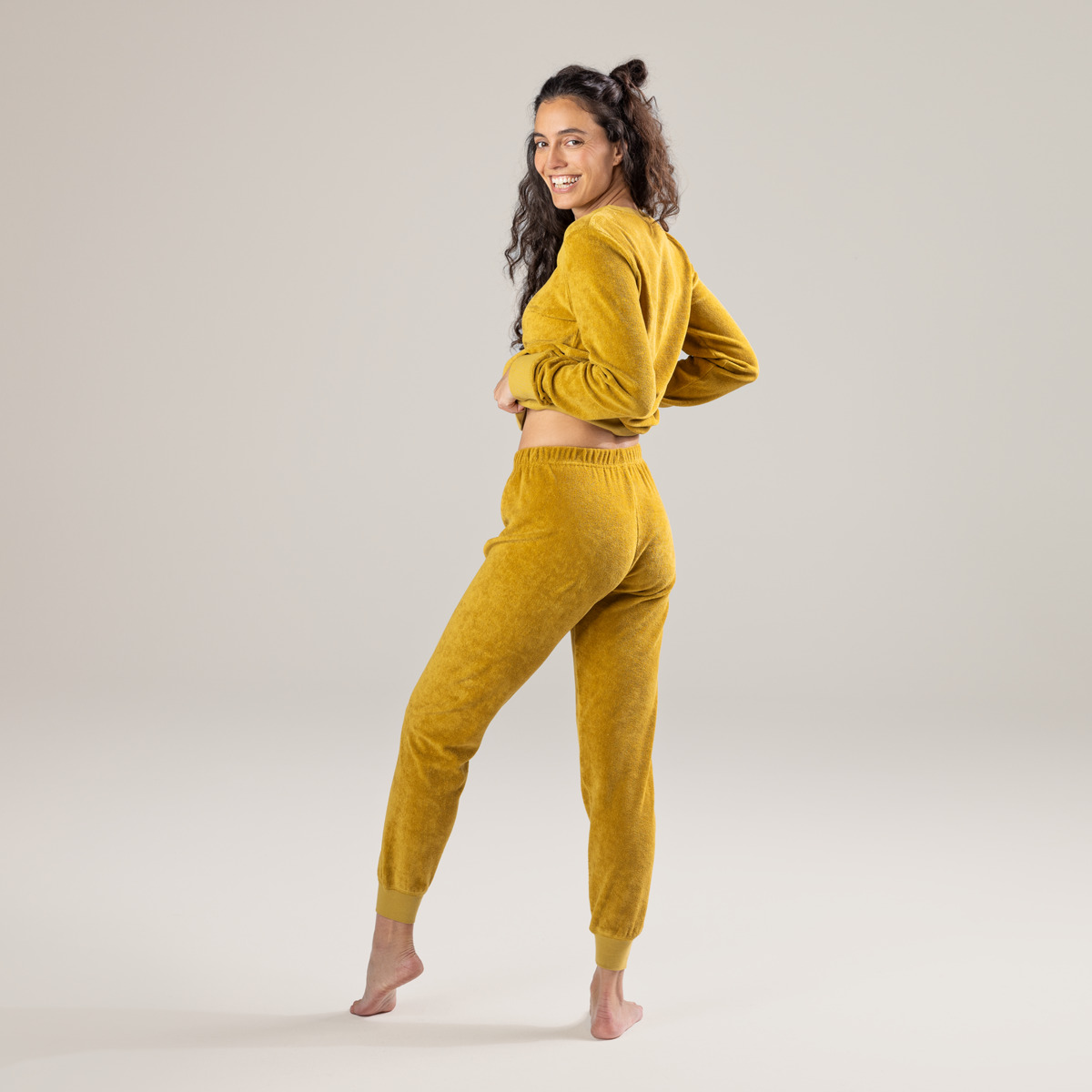 Yellow Women Terry pyjamas