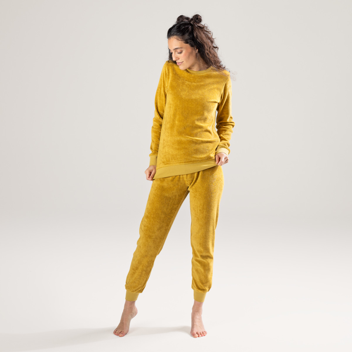 Yellow Women Terry pyjamas